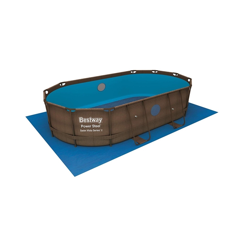 Kit Piscine Bestway Power Steel Swim Vista Pool Ovale X X Cm